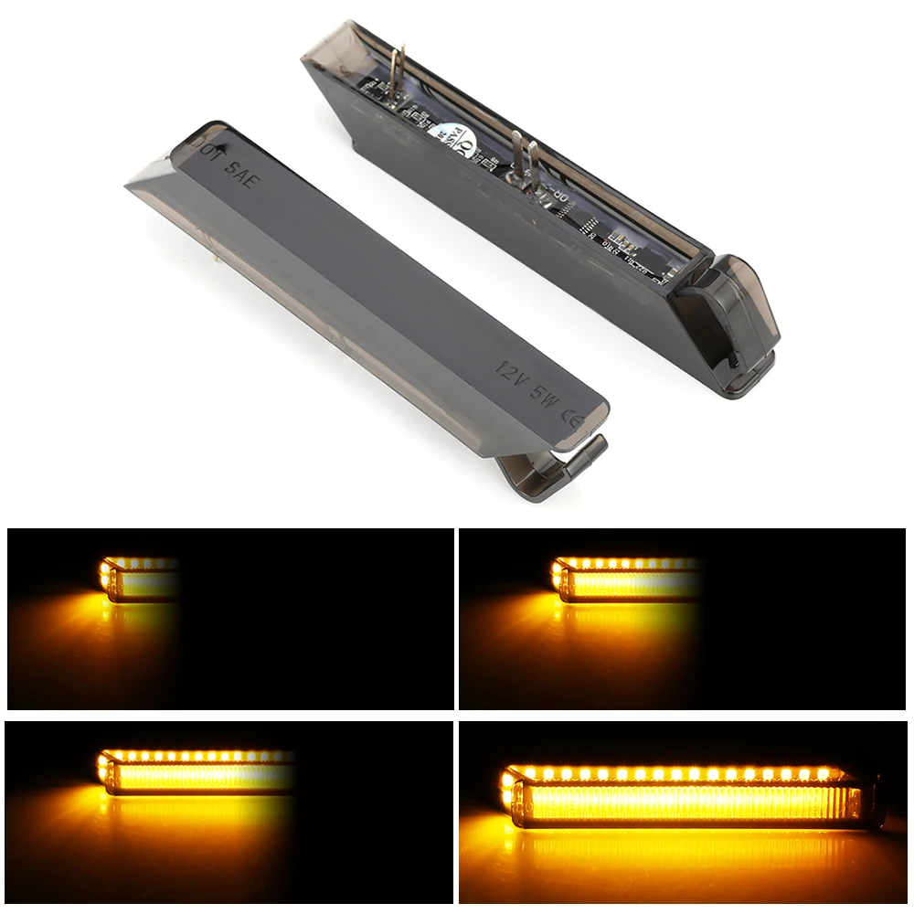 

2 pieces Dynamic Car Rearview Mirror Light LED Turn Signal Light Rear View Sequential Blinker Lamp For Ford F150 Raptor Expedit