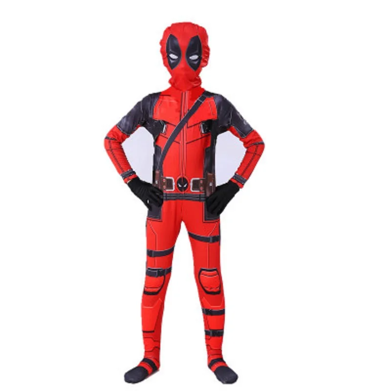Halloween Costume Cosplay Deadpool Adult Set Child death Masquerade Bodysuit Party Costume Cosplay Christmas Gifts