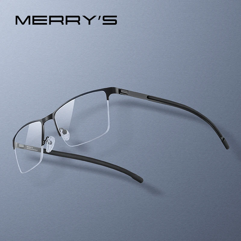 Titanium Half Lens Prescription Glasses Eyeglasses Frame Pure