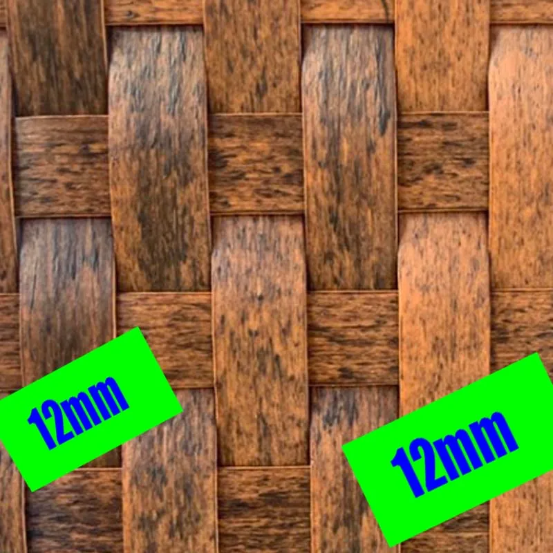 500g Retro Gradient Synthetic Flat Rattan Material Diy Crafts Roll Weaving Knit Repair Furniture Sofa Table Chair Basket Decor Rattan Weaving Material