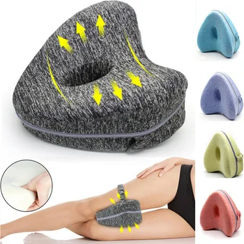 

Heart-Shape Leg Pillow Memory Foam Leg Positioner Knee Pillow for Sleeping Support Cushion Orthopaedic Pillow Beauty Leg