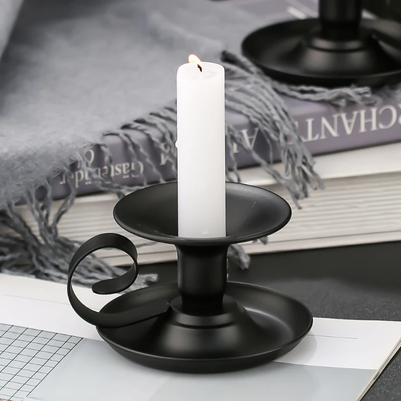 Iron Candlestick Stand European Style Candle Holder for Wedding Valentines Day Housewarming Gifts Party Dinning Decoration candle holders