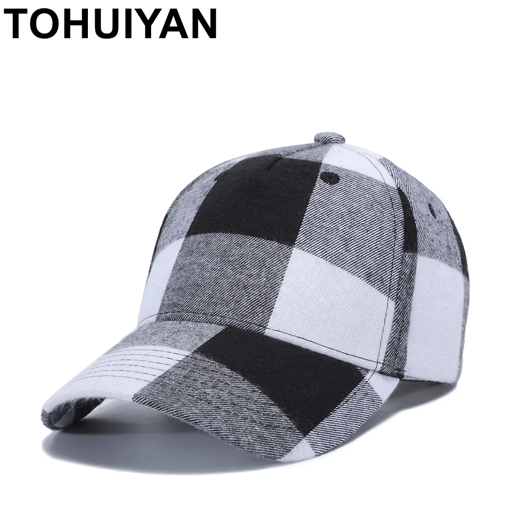 Брендовая бейсбольная кепка в клетку женская модная от солнца Gorras бейсболка