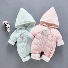 Зимняя одежда для маленьких девочек; пальто для маленьких мальчиков; зимняя одежда; теплый зимний комбинезон; пальто для младенцев; зимний комбинезон