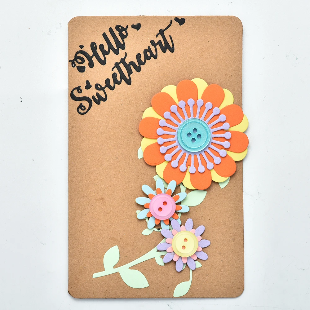 

Naifumodo Hello Metal Cutting Dies Word Dies Stencils for Scrapbook Card Decor Craft Dies Embossing New Dies for 2019