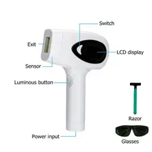 3в1 IPL лазерный эпилятор 500000 раз для удаления волос с ЖК-дисплеем Фотоэпилятор лазерный постоянный Триммер бикини электрический эпилятор