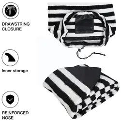Surfboard Cover Black And White Stripes Surf Board Anti Cover Water Damage Sports Sock Storage Surfboard Protective D5e3