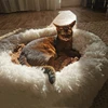 Super Soft Dog Bed Plush Cat Mat Dog Beds For Large Dogs Bed Labradors House Round Cushion Pet Product Accessories 2