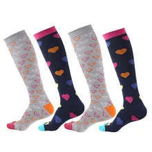 Новинка модные велосипедные носки женские велосипедные дорожные велосипедные носки спортивные уличные беговые Фитнес Компрессионные носки