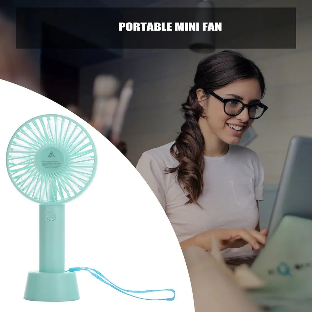 Бесшумный вентилятор, портативный вентилятор с тремя скоростями, регулируемый вентилятор для офиса, настольный мини-вентилятор для студентов, креативный подарок