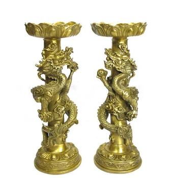 

B0601 417Copper mousse vintage copper mousse crafts wedding mousse decoration candle decoration chinese style mousse statue