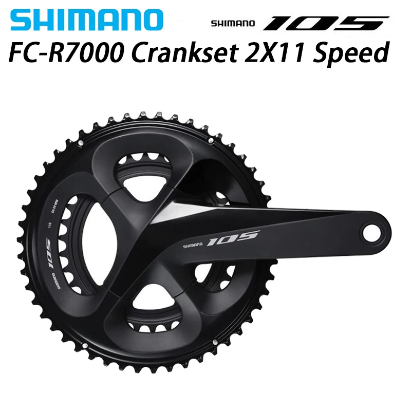 SHIMANO 105 FC R7000 2x11s 50x34/52-36/53x39T 165/170/172.5/175mm Crankset Hollow Tech Bicycle Road Bike Chain Wheel