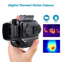 Mini Digital Thermal Imaging Monocular Camera Head and Weapon Mountable Night Vision Thermal Imagery Outdoor Hunting Patrol