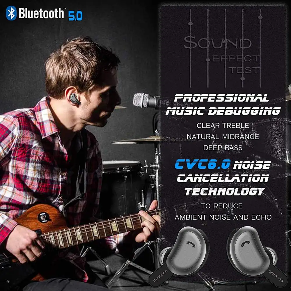 Беспроводные наушники Bluetooth 5,0, наушники, наушники с микрофоном, Спортивная гарнитура, игровая гарнитура со встроенным микрофоном, телефон