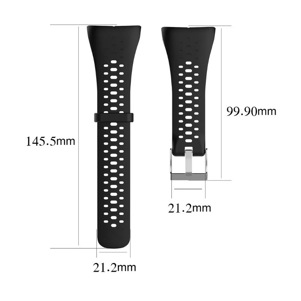 Silicone Wrist Strap Replacement for Polar M430 GPS Running Smart Sport Watch Band with Tools Wristband for Polar M400 Bracelet