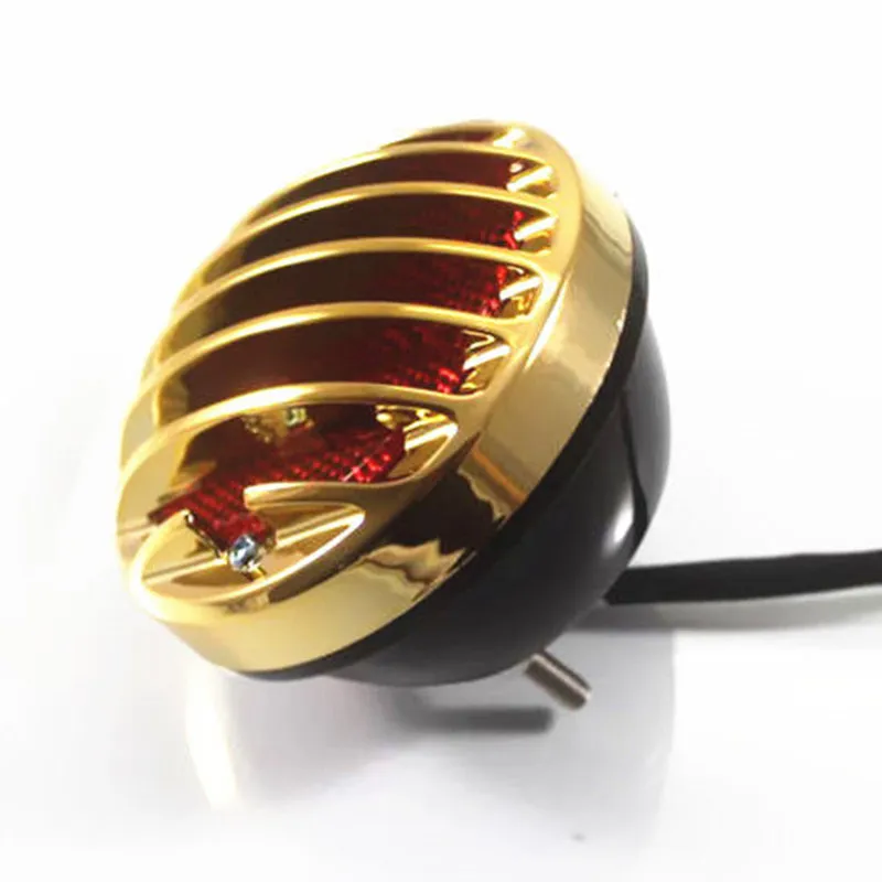 Motorcycle Side Mount License Brake Stop Tail Light For Harley XL883 1200 Honda Yamaha R1 Kawasaki Suzuki Cafe Racer Old School| |