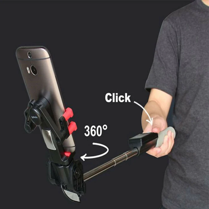 Universal inteligente 360 girando bluetooth rc selfie