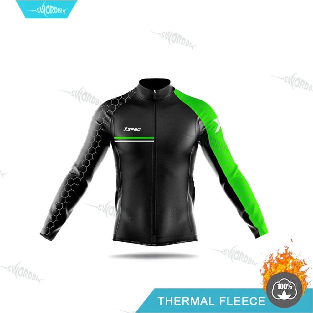 Cycling Jacket Pro Team велосипедная одежда зимняя флисовая одежда с длинным рукавом Джерси Набор GOBIKING неизвестная термальная флисовая облегающая одежда Ropa De Hombre - Цвет: Cycling Jacket