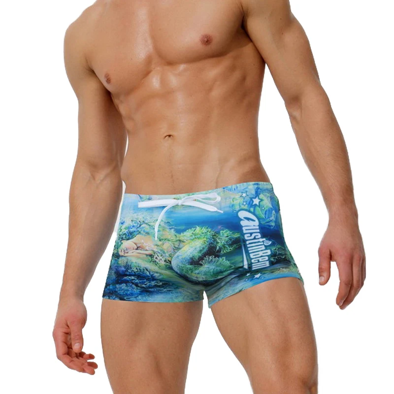 AUSTINBEM Мужская купальная одежда Maillot De Bain, купальные костюмы для мальчиков, шорты-боксеры, плавки для мужчин, купальный костюм для серфинга, Banadores, купальный костюм