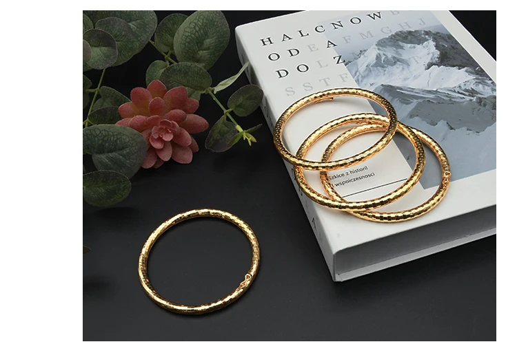 ANIID Copper Bangles Set For Women Charm African Bracelet Dubai Jewelry Gold Color Designer Arabic Luxury Fashion Hawaiian Gift ANIID Copper Bangles Set For Women Charm African Bracelet Dubai Jewelry Gold Color Designer Arabic Luxury Fashion Hawaiian Gift