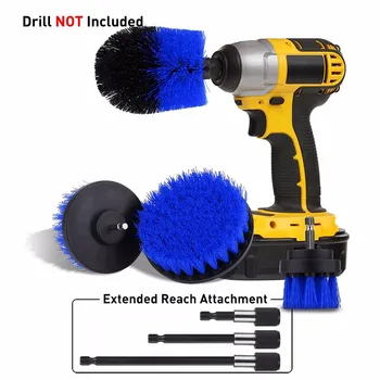 

Power Scrubber Brush Drill Brush Clean for Tub Shower Tile Grout Cordless Power Scrub Cleaning Kit Scrub Clean Brush