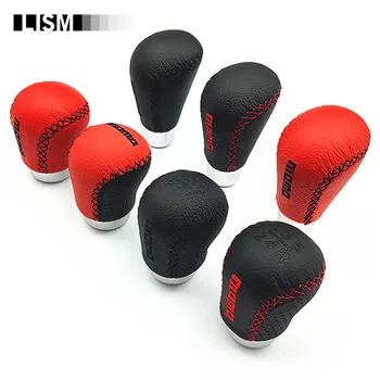 

Universal AT MT Gear Shift Knob PU Leather MOMO Manual Shifter Stick Lever Headball Pen ARM for Volkswagen Gearshift for TOYOTA