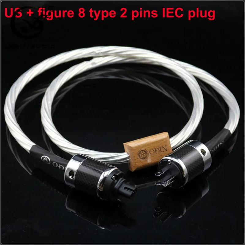

XSSH Hi-end HIFI Second-Hand nordost teflon 15AWG silver plated US EU IEC 3 pins 2 pins Figure IEC odin power cable Cord