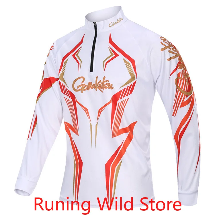 

Gamakatsu Fishing Clothing Gamakatsu Long Sleeve Breathable Fishing Shirts Anti UV Quick-Drying Cycling Hiking Clothes Camisas