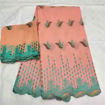 

High-class Tulle Fabric African Swiss Voile Lace soft material for women party dress 5yards+2yards