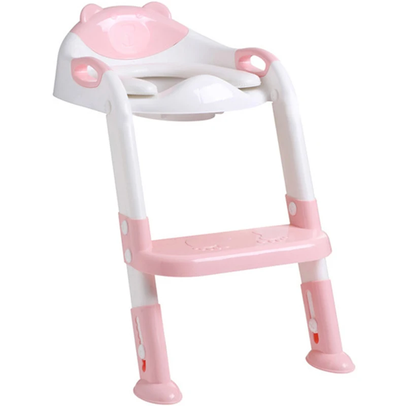 Folding Baby Potty Child Toilet Seat Training Seat Portable Urinal Potty Training Seat with Adjustable Ladder
