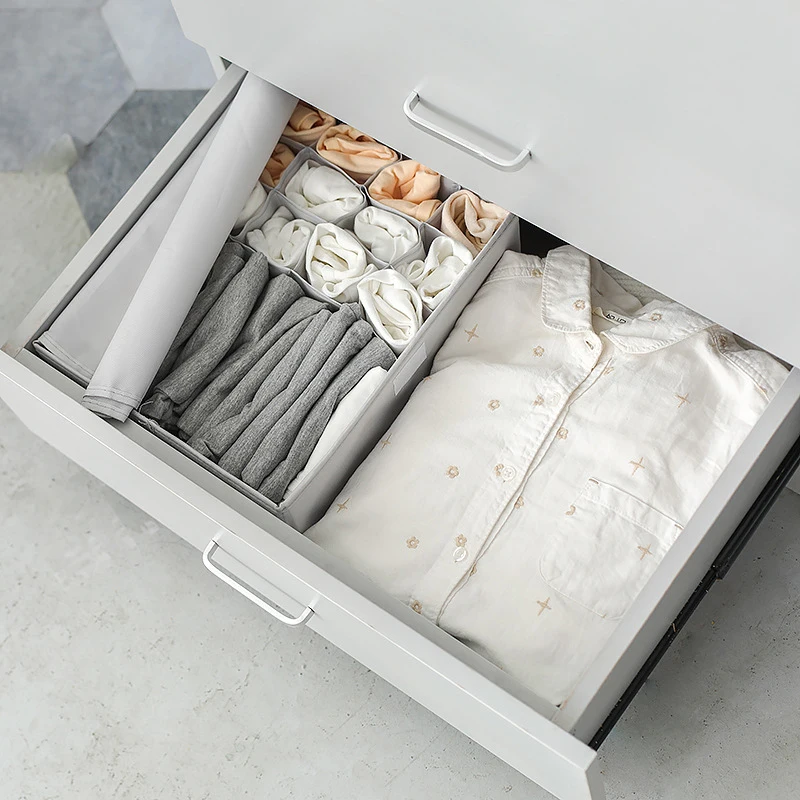 

Storage Bag Underwear Bra Socks Ties Drawer Closet Divider Organiser Box Storage