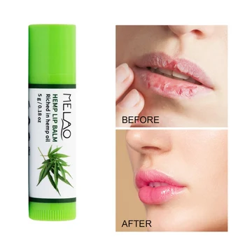 

Hemp Lip Balm Moisturizing Smooth Fine Lines Brighten Lip Tone Color Changing Lip Balm Lipstick skincare QX20
