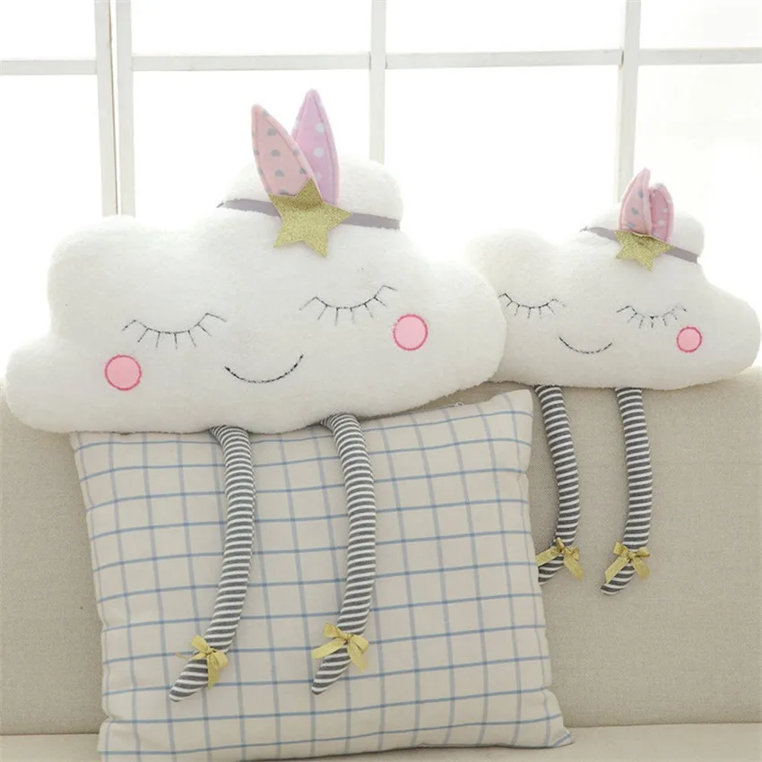 INS, плюшевая подушка с облаком, Kawaii, мягкая подушка с облаком, игрушки для детей, для малышей, для дома, для спальни, декоративная подушка, подарок на день рождения для девочки