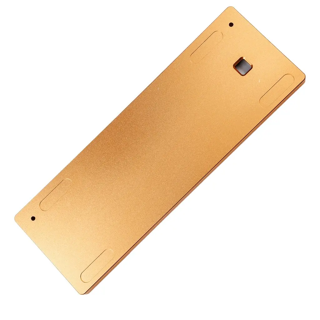 minila anodização cnc alu caso para teclado mecânico compatível poker