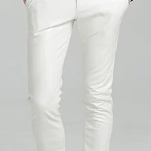 HO новые мужские осенние брюки водонепроницаемые и бархатные штаны из искусственной кожи и штаны для ног