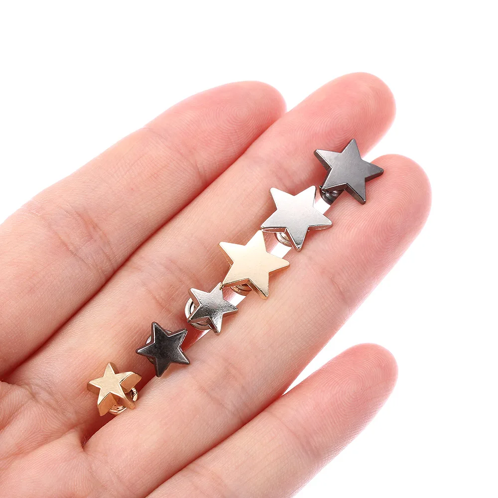 Metal Rivets 10sets 20pcs for DIY Clothing Bag Shoes Crafts
