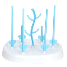 Сушилка для детских бутылочек Съемная форма ветки дерева Антибактериальная сушилка для детских бутылочек детская соска сушилка для кормления