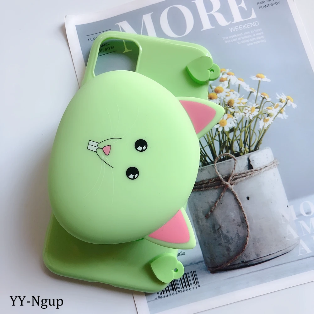 Чехол-кошелек для iPhone 11 Pro Max чехол Kawaii 3D DIY силиконовый чехол для Coque iPhone X XR XS 6 S 7 8 Plus 5S SE чехол с ремешком - Цвет: A1