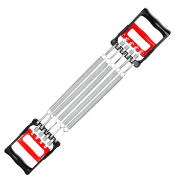 

5 Springs Chest expander Strength Trainier Adjustable Red black Detachable