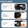 IWISS SN-2549 Ratcheting Crimping Plier Kit 0.08-1.0 mm ² 18-28AWG for PH2.0/XH2.54/2.54/2.8/3.0/3.96/4.8/KF2510/JST Terminal 6