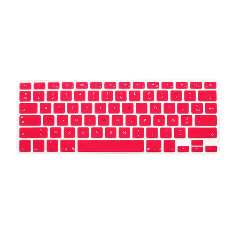 Водонепроницаемый пылезащитный силиконовый чехол для клавиатуры для Macbook Air Pro retina 13 15 17 A1369 A1286 A1398 A1466 A1425 A1278 - Цвет: 007