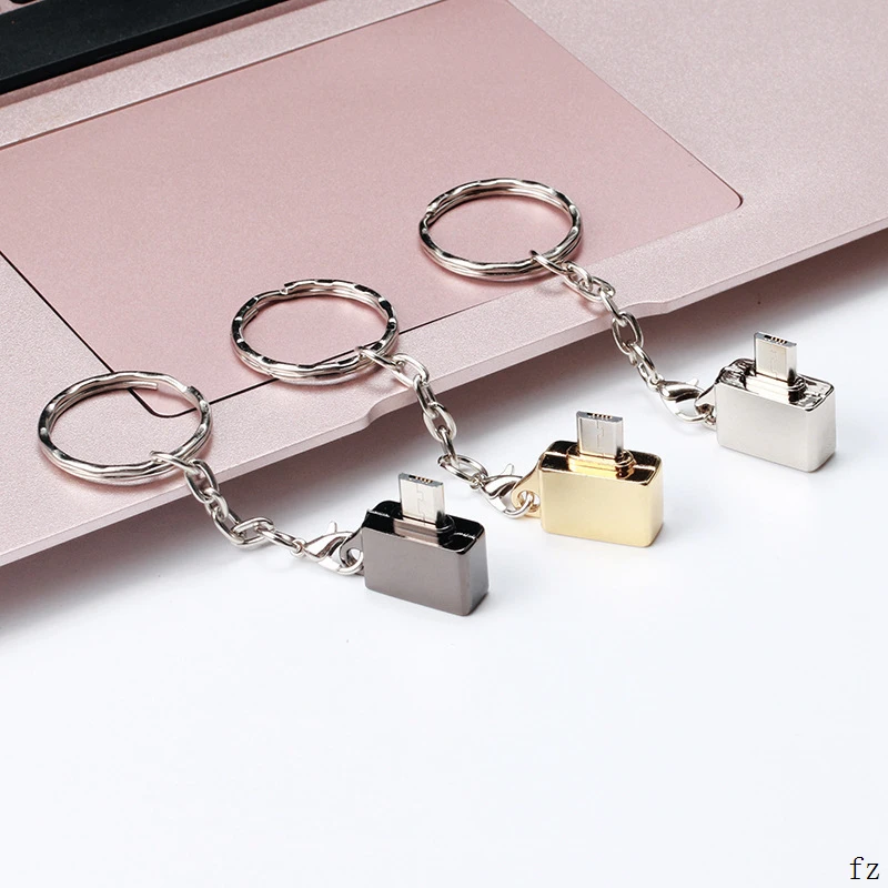 100 шт. Тип C мобильный U диск Micro USB удлинитель OTG кабель адаптер конвертер брелок для Android объем памяти