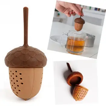 

Silicone Herbal Filter Acorn Shape Tea Tools Kitchen Accessories Tea Bag Strainer Tea Infuser Gadgets Teaware