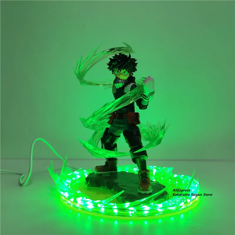 My Hero Academy Izuku Bakugou Todoroki Shoto URARAKA Led power Effect фигурка игрушки Аниме Boku no Hero Academy фигурка - Цвет: no retail box