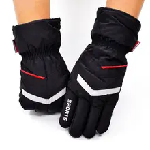 Модные Цветные мужские и женские лыжные перчатки зимние плюс бархатные утолщенные уличные теплые спортивные перчатки