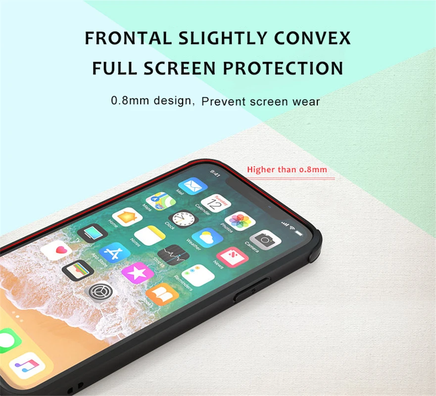 Для iPhone XR XS MAX Роскошный тонкий ударопрочный Прочный резиновый чехол накладка