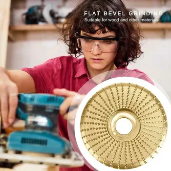 

Spot 85x16mm Chromed Wood Grinding Wheel Rotary Disc Sanding Wood Carving Tool Disc Best Price
