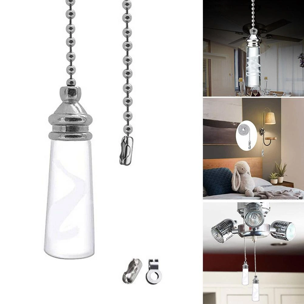 medeleerling Doen Geduld Badkamer Plafondlamp Schakelaar Trekkoord String Crystal Chain Connector  Licht Vorm Metalen 90Cm Met Handvat Baseball Decor|Schakelaars| - AliExpress