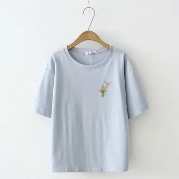 

T Shirt Women Clothes 2018 Summer Tops Female TShirt Clothing O-Neck Cotton Casual