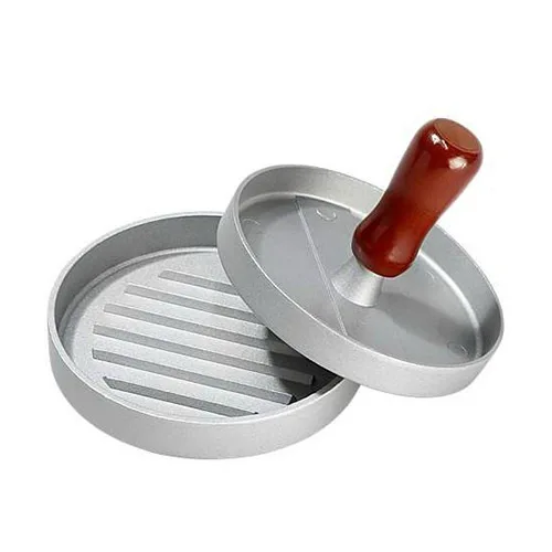 Kitchen Hamburger Press Meat Mold Maker Pounder Metal Machine 12cm/4.8inch New